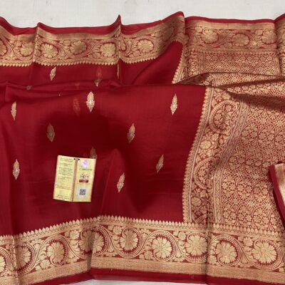 Pure Kora Silk Sarees With Blouse (5)