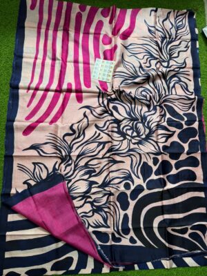 Pure Silk 4ply Hand Paint Sarees (2)