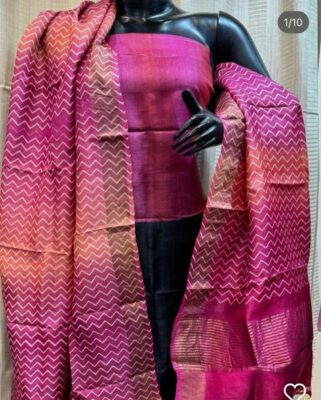 Pure Tussar Silk Dress Materials (26)