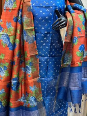 Pure Tussar Silk Dress Materials (38)