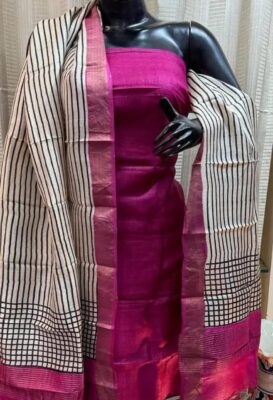 Pure Tussar Silk Dress Materials (6)