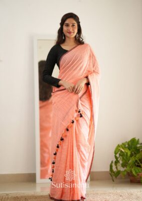 Self Ikkath Handloom Mul Cotton Sarees (20)
