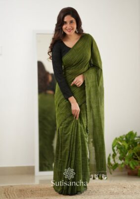 Self Ikkath Handloom Mul Cotton Sarees (24)
