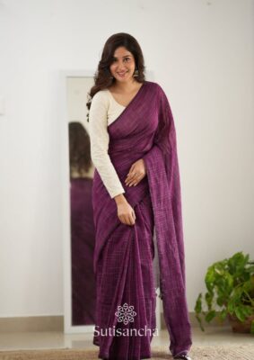 Self Ikkath Handloom Mul Cotton Sarees (26)