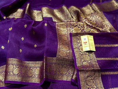 Handloom Banarasi Pure Kora Sarees (13)