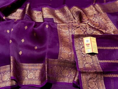 Handloom Banarasi Pure Kora Sarees (15)