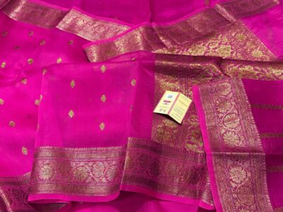 Handloom Banarasi Pure Kora Sarees (16)