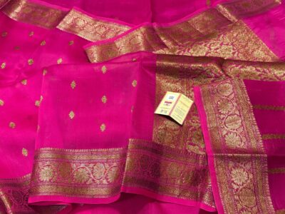 Handloom Banarasi Pure Kora Sarees (17)