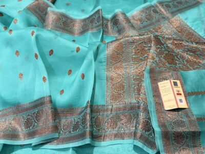 Handloom Banarasi Pure Kora Sarees (19)