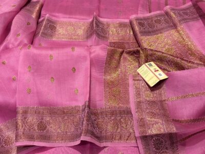 Handloom Banarasi Pure Kora Sarees (2)