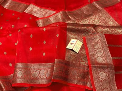 Handloom Banarasi Pure Kora Sarees (20)