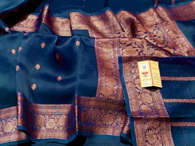 Handloom Banarasi Pure Kora Sarees (21)