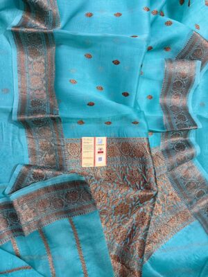 Handloom Banarasi Pure Kora Sarees (7)