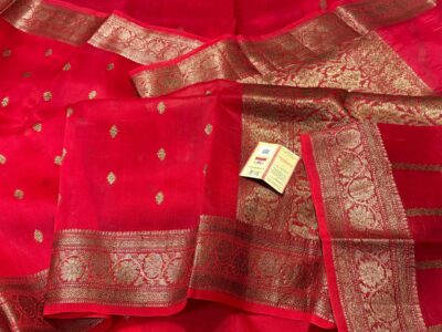 Handloom Banarasi Pure Kora Sarees (8)