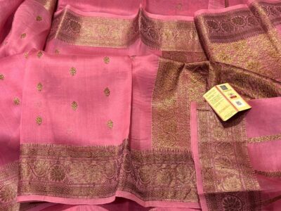 Handloom Banarasi Pure Kora Sarees (9)