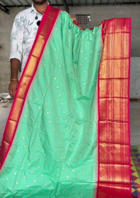 Semi Gadwal Silk Sarees With Blouse (2)