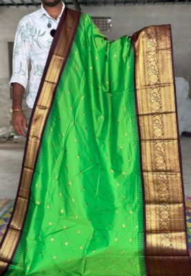 Semi Gadwal Silk Sarees With Blouse (28)