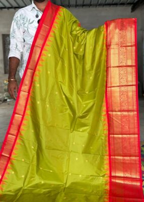 Semi Gadwal Silk Sarees With Blouse (30)