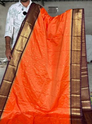 Semi Gadwal Silk Sarees With Blouse (7)