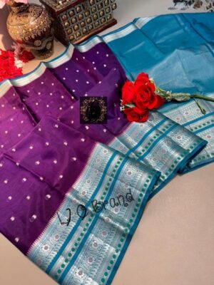 Banaarsi Dupion Soft Silk Sarees (1)