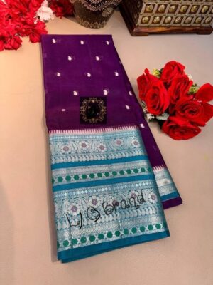 Banaarsi Dupion Soft Silk Sarees (15)
