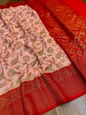 Banarasi Dupion Sarees With Blouse (11)