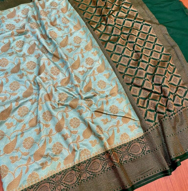 Banarasi Dupion Sarees With Blouse (5)