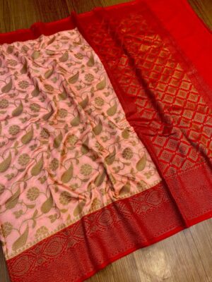 Banarasi Dupion Sarees With Blouse (6)