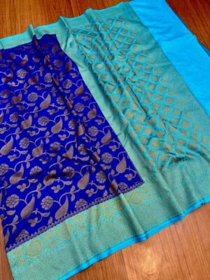 Banarasi Dupion Sarees With Blouse (8)