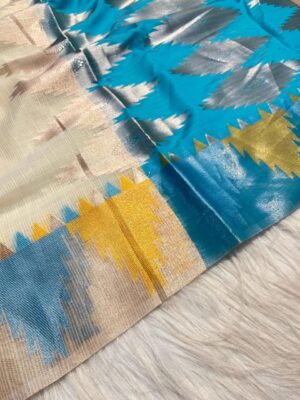 Banarasi Kota Cotton Checks Sarees (22)