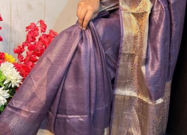 Banarasi Linen Silk Sarees (4)