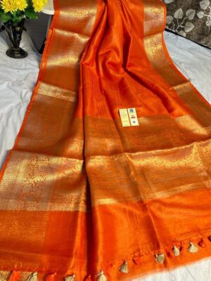 Banarasi Linen Silk Sarees (6)