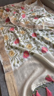 Banarasi Soft Munga Silk Sares (10)