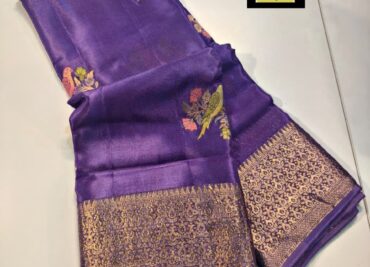 Beautiful Premium Chiffon Sarees With Blouse (5)