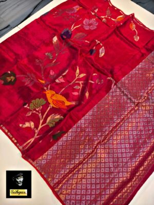 Beautiful Premium Paper Silk Sarees (3)