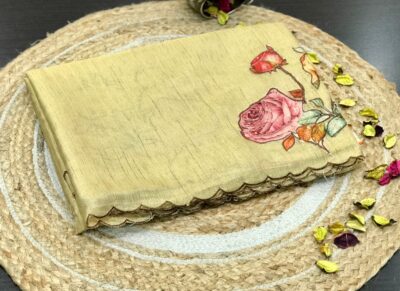 Beautiful Silk Maheshwari Sarees With Scalloped Border (10)