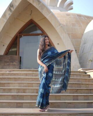 Chanderi Silk Organic Vegetable Block Prints (25)