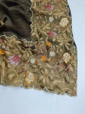 Exclusive Banarasi Pure Tissue Striped Sarees (23)