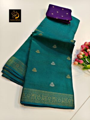 Exclusive Collection Green Mango Sarees (1)