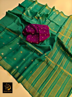 Exclusive Collection Green Mango Sarees (12)
