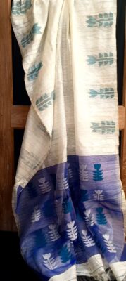 Exclusive Matka Silk Sarees With Jamdhani Weaving (6)