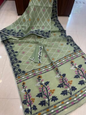 Exclusive Semi Dhakai Jamdhani Sarees (1)