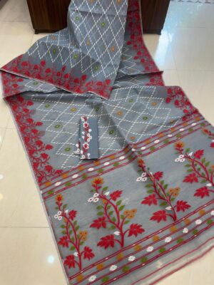 Exclusive Semi Dhakai Jamdhani Sarees (10)