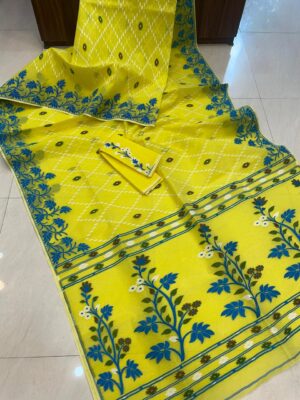 Exclusive Semi Dhakai Jamdhani Sarees (11)