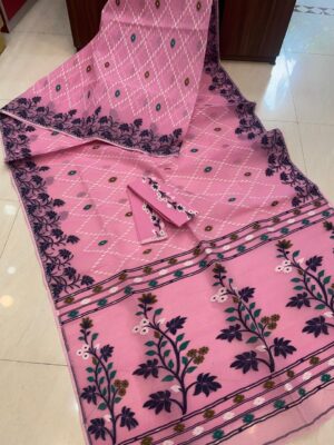 Exclusive Semi Dhakai Jamdhani Sarees (13)