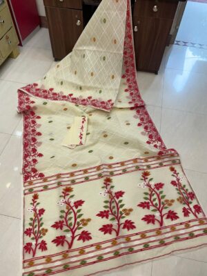 Exclusive Semi Dhakai Jamdhani Sarees (14)