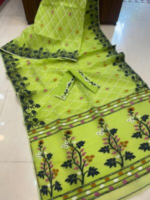 Exclusive Semi Dhakai Jamdhani Sarees (15)