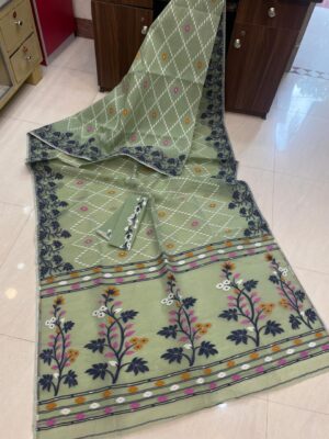 Exclusive Semi Dhakai Jamdhani Sarees (16)