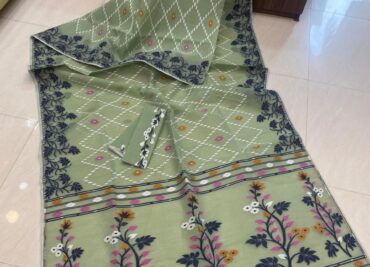 Exclusive Semi Dhakai Jamdhani Sarees (16)