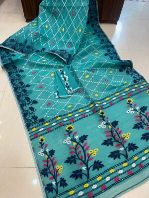 Exclusive Semi Dhakai Jamdhani Sarees (3)